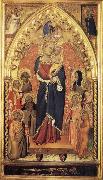 Giovanni del Biondo Her Virgin of the Apocalipsis with Holy and angelical Spain oil painting artist